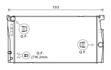 Теплообменник AVA QUALITY COOLING BW2549