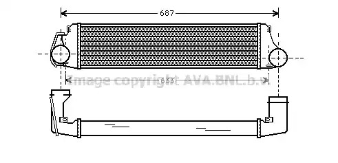 Теплообменник AVA QUALITY COOLING BW4207