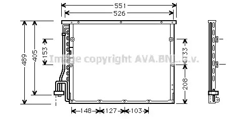 Конденсатор AVA QUALITY COOLING BW5148