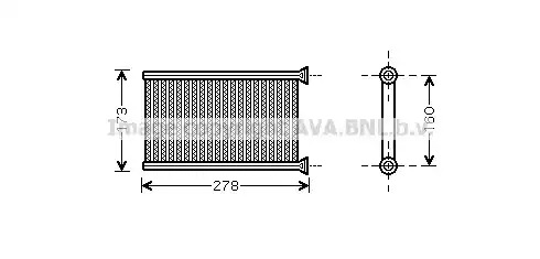 Теплообменник VAN WEZEL 06006342