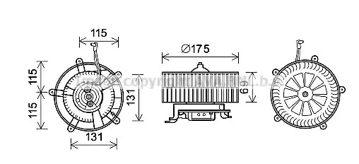 Электродвигатель AVA QUALITY COOLING BW8478