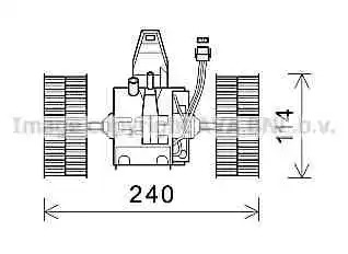 Электродвигатель AVA QUALITY COOLING BW8491