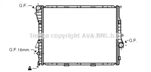 Теплообменник AVA QUALITY COOLING BWA2275