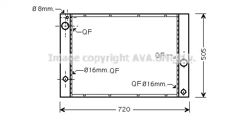 Теплообменник AVA QUALITY COOLING BWA2338