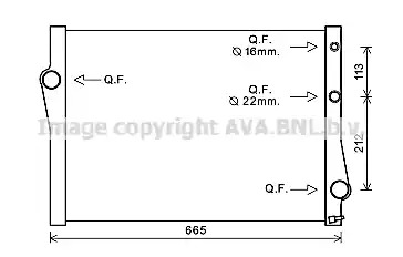 Теплообменник AVA QUALITY COOLING BWA2471