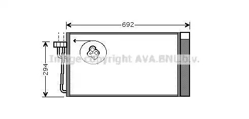 Конденсатор AVA QUALITY COOLING BWA5273D