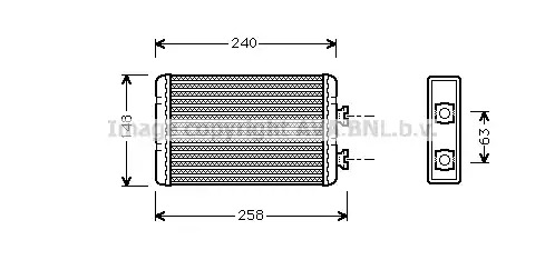 Теплообменник AVA QUALITY COOLING BWA6210