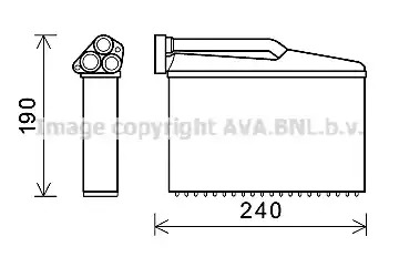 Теплообменник AVA QUALITY COOLING BWA6541