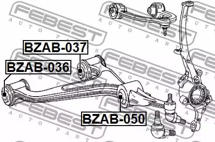 Подвеска FEBEST BZAB-050