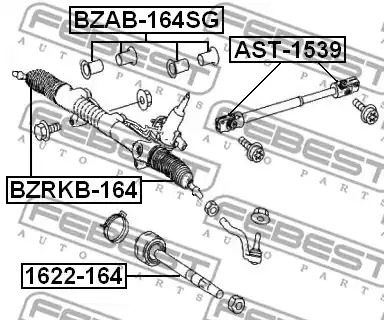 Подвеска FEBEST BZAB-164SG