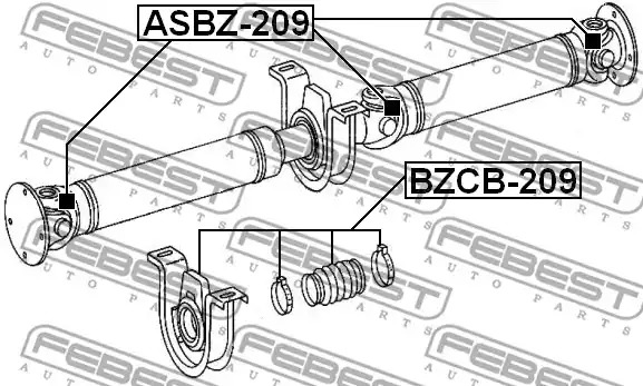 Подшипник FEBEST BZCB-209