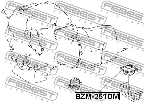 Подвеска FEBEST BZM-251DM