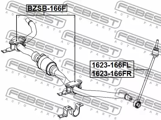 Подвеска FEBEST BZSB-166F