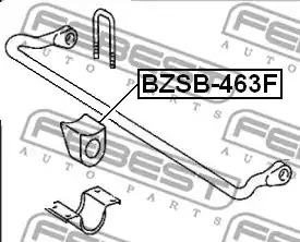 Подвеска FEBEST BZSB-463F