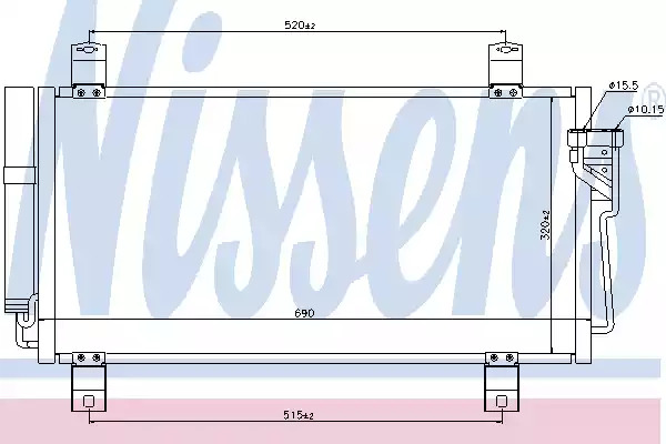 Конденсатор NISSENS 940032