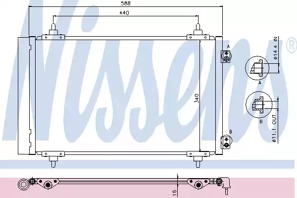 Конденсатор NISSENS 940111