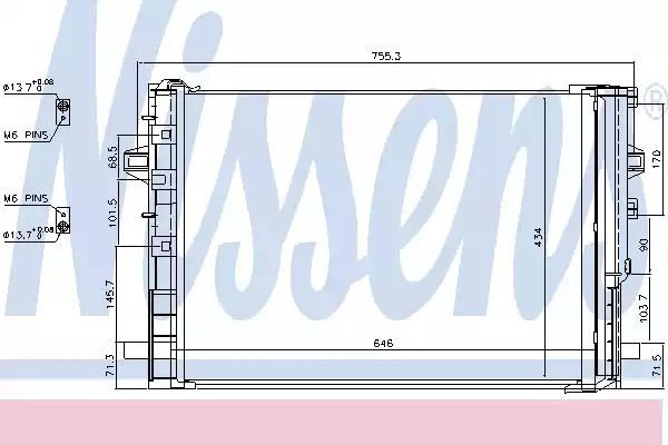 Конденсатор NISSENS 940322