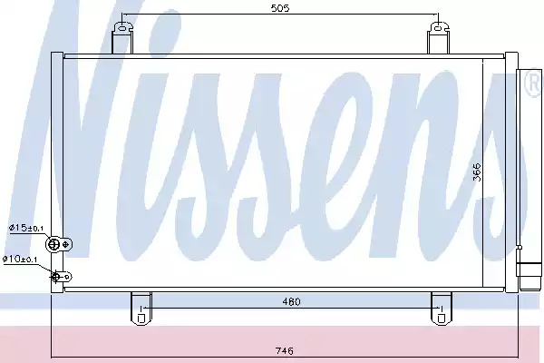 Конденсатор NISSENS 940443