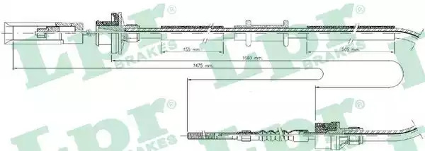Трос LPR C0046C (C0046C)