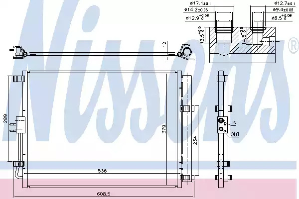 Конденсатор NISSENS 940598