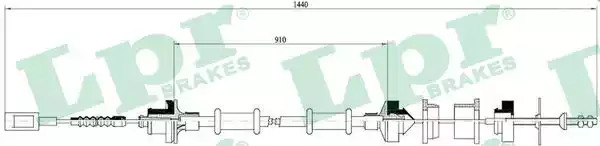 Трос LPR C0059C (C0059C)