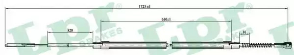 Трос LPR C0072B (C0072B)