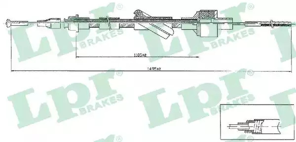 Трос LPR C0103C (C0103C)