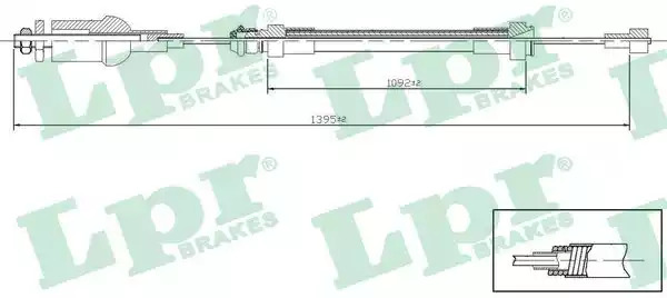 Трос LPR C0237C (C0237C)