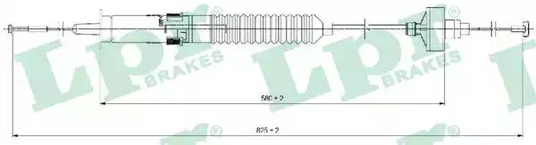 Трос LPR C0266C (C0266C)