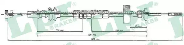 Трос LPR C0273C (C0273C)