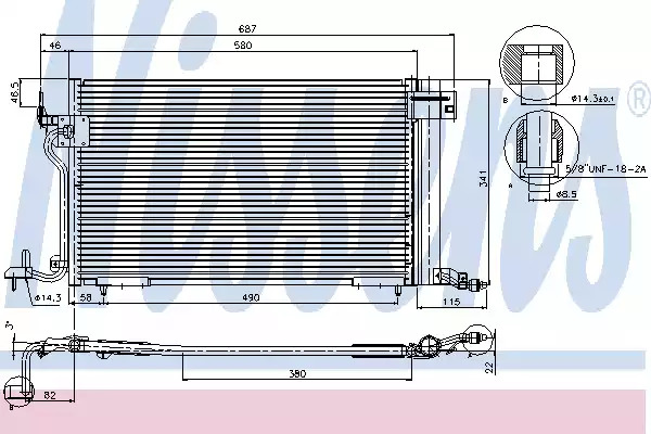 Конденсатор NISSENS 94313