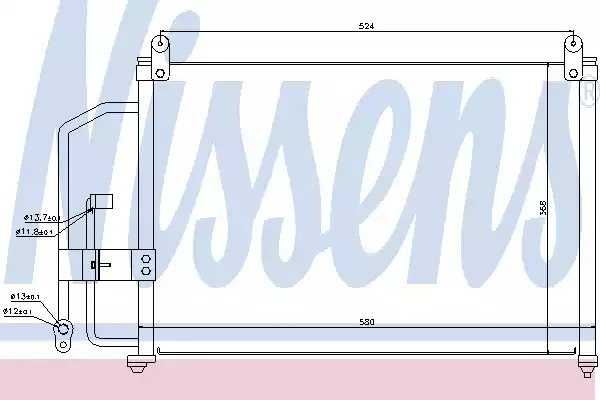 Конденсатор NISSENS 94412