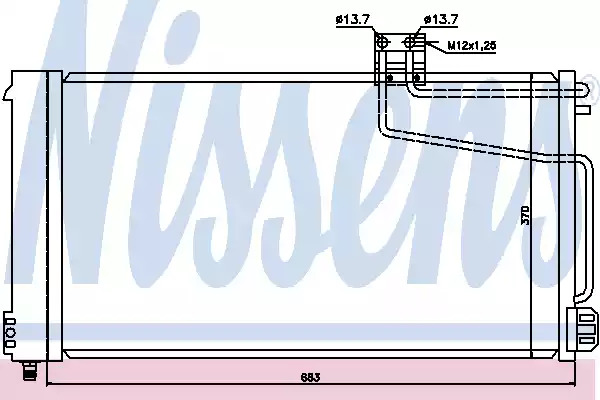 Конденсатор NISSENS 94544