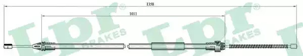 Трос LPR C0683B (C0683B)