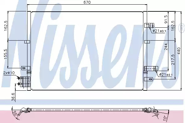 Конденсатор NISSENS 94777