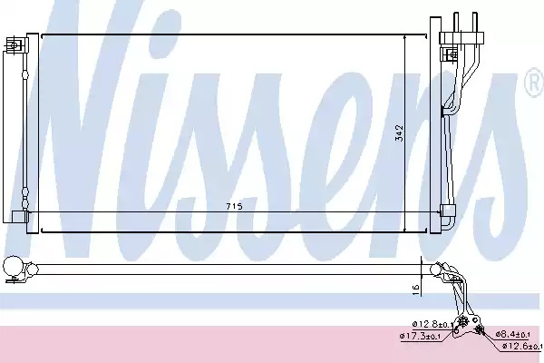 Конденсатор NISSENS 94804