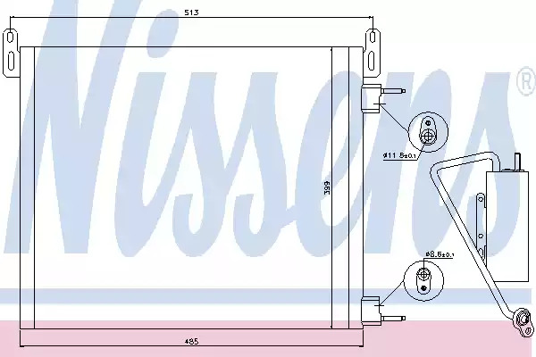 Конденсатор NISSENS 94805