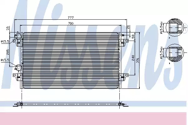 Конденсатор NISSENS 94856