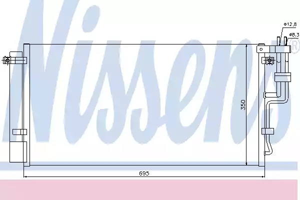 Конденсатор NISSENS 94993