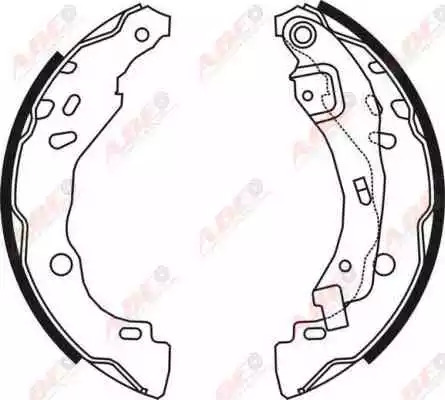 Комлект тормозных накладок ABE C0R023ABE