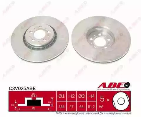 Тормозной диск ABE C3V025ABE