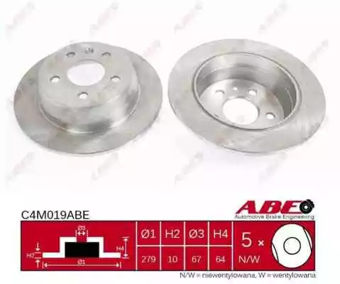 Тормозной диск ABE C4M019ABE