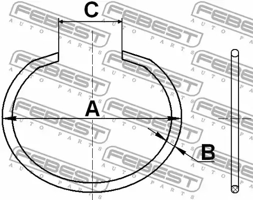 Монтажный комплект FEBEST CC-5-30X2