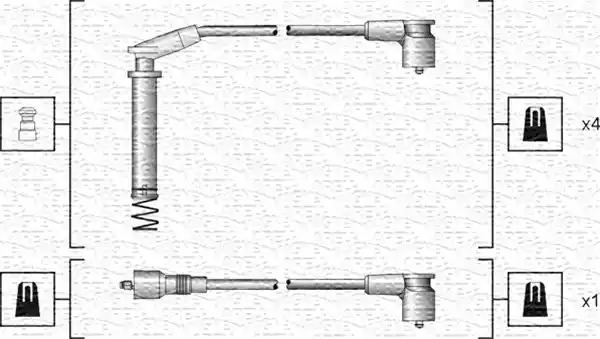 Комплект электропроводки MAGNETI MARELLI 941318111154 (MSK1154)