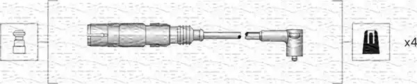 Комплект электропроводки MAGNETI MARELLI 941318111164 (MSK1164)