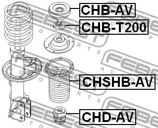 Подшипник FEBEST CHB-T200