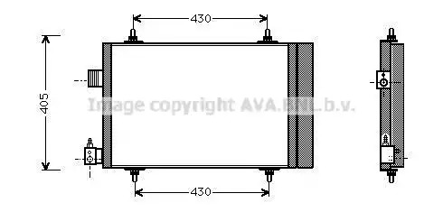 Конденсатор AVA QUALITY COOLING CN5173D