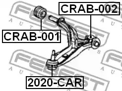 Подвеска FEBEST CRAB-001