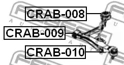 Подвеска FEBEST CRAB-008