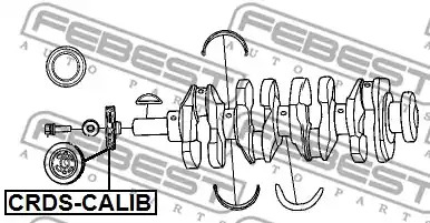 Ременный шкив FEBEST CRDS-CALIB